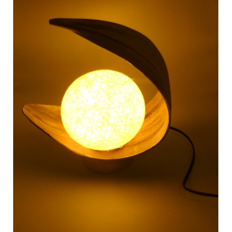 Lampe Boule C Blanche - Vegasdeco Décoration et poterie